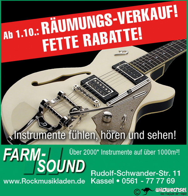 Rumungsverkauf-Ankndigung